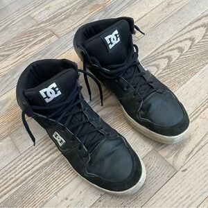 DC Skate High-Top Black Sneakers Shoes, men’s 11